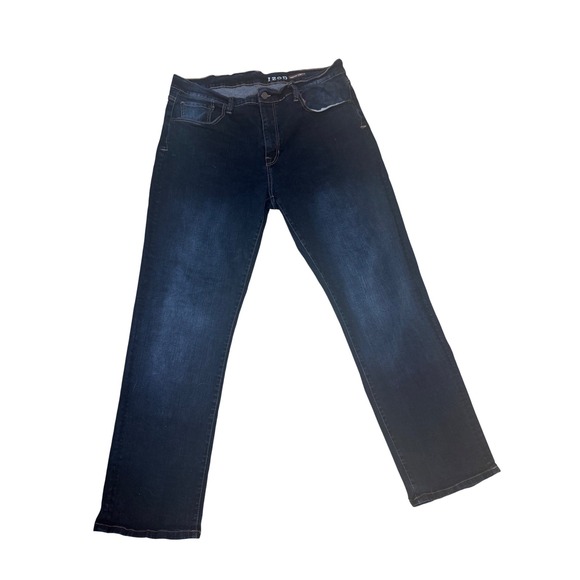 Izod Other - IZOD Mens Relaxed Fit Comfort Stretch Jeans Dark Wash 38x34
